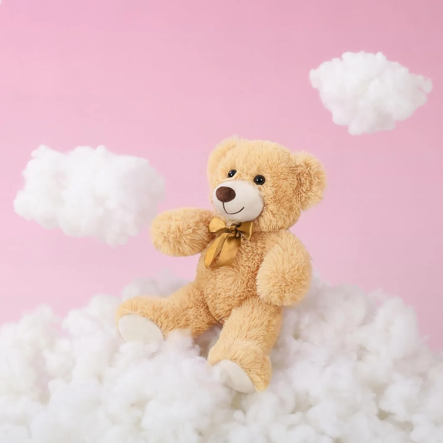 MaoGoLan Bulk Teddy Bear Baby Shower, 20 Packs Small Teddy Bear Stuffed Animals in Bulk,13.5" Small Stuffed Bears Plush for Wedding,Birthday,Christmas, Party Decorations