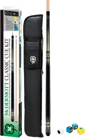 McDermott Classic Pool Cue Kit 21oz Dark Gray