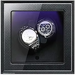 Mechanical Watch Shaker Automatic Watch Winder, 5 Rotation Modes with LED Light, Watches Storage Display Box (Size : A-02) (A 02)