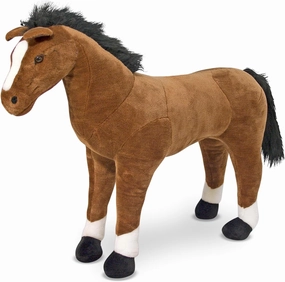 Melissa & Doug Giant Horse - Lifelike Stuffed Animal (nearly 3 feet tall)
