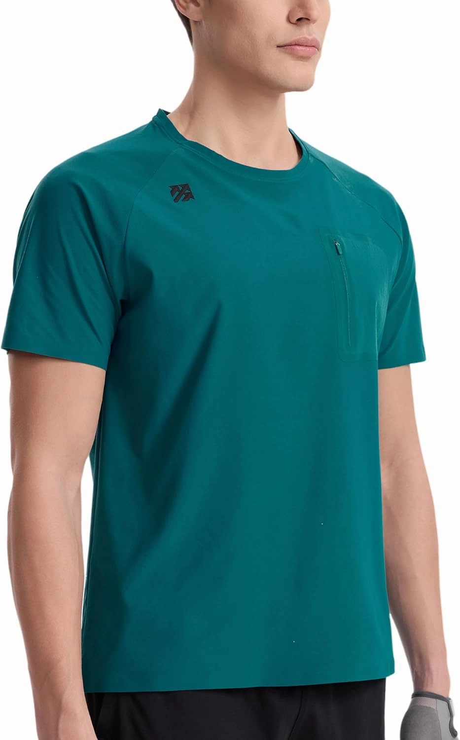 Mens Seamless Workout T-Shirts Lightweight Moisture Wicking Running Hiking Camping Tennis Pickleball Shirts for Men
