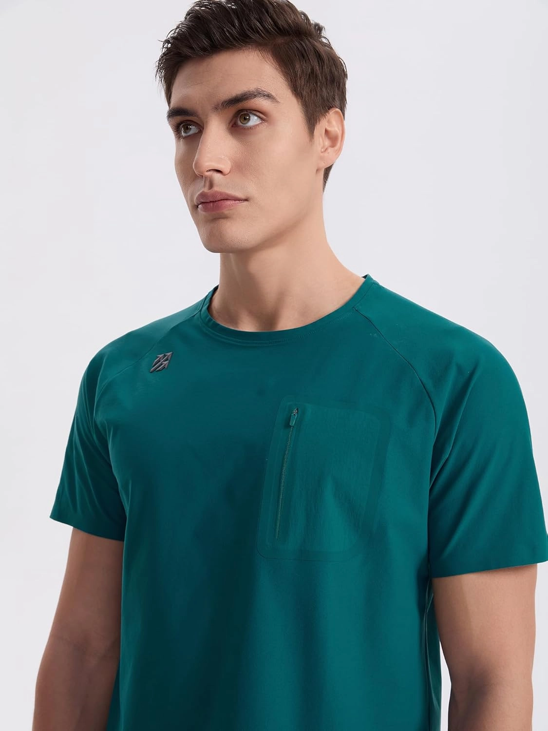 Mens Seamless Workout T-Shirts Lightweight Moisture Wicking Running Hiking Camping Tennis Pickleball Shirts for Men