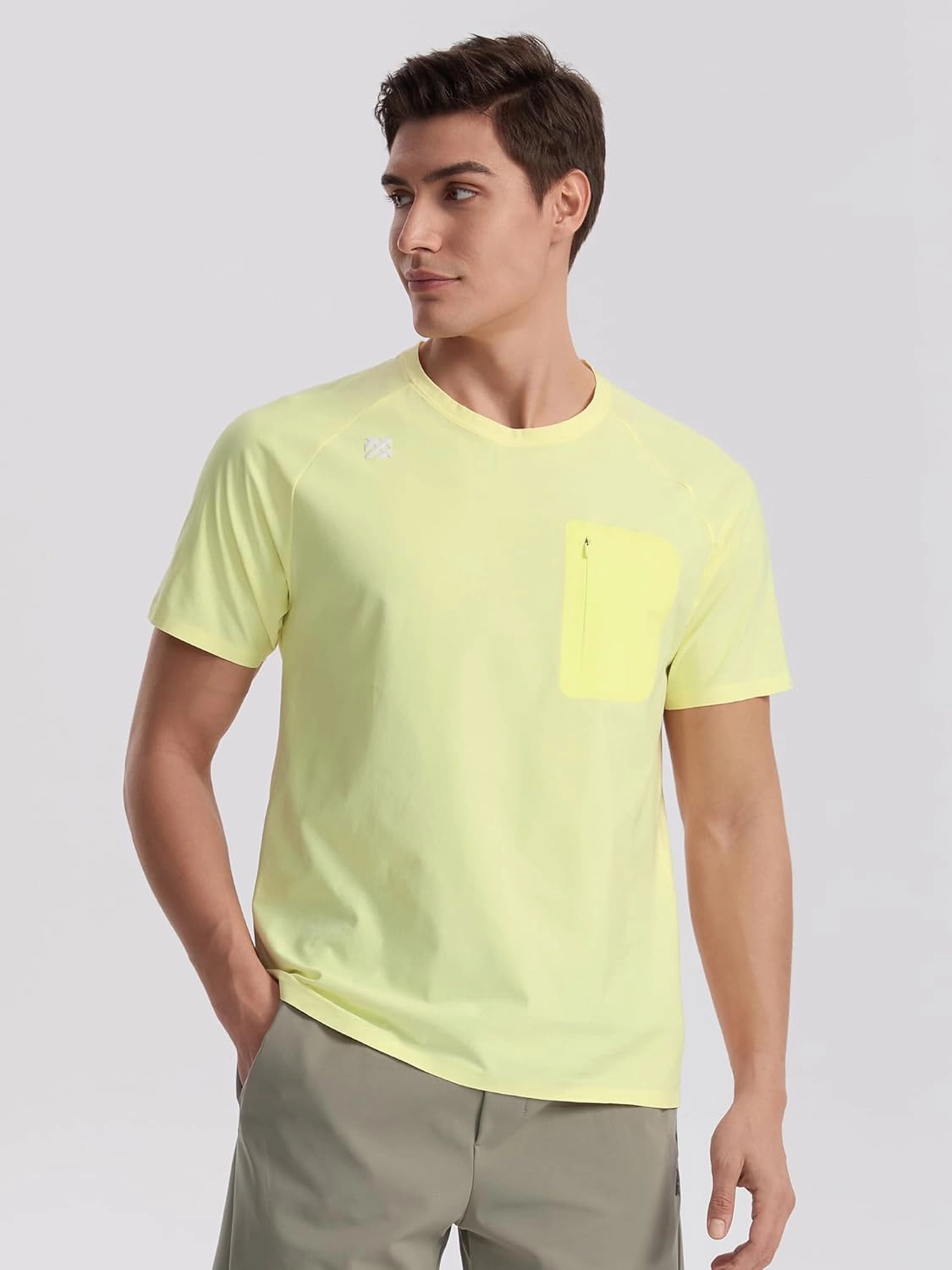 Mens Seamless Workout T-Shirts Lightweight Moisture Wicking Running Hiking Camping Tennis Pickleball Shirts for Men