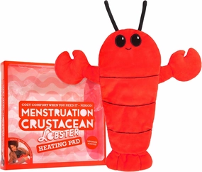 Menstruation Crustacean Lobster – The Original Viral Cuddly & Cute Plush Lavender Scented Heating Pad for Cramps