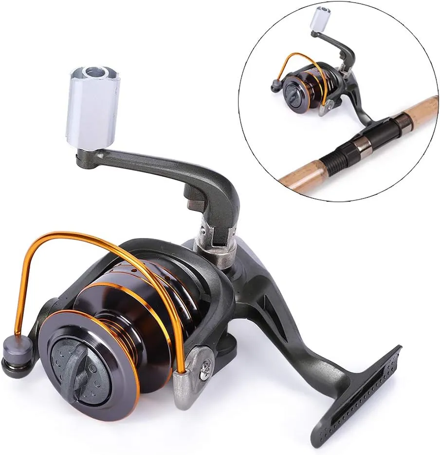 Metal Ice Fishing Reel Portable Sea Rod Detachable Fishing Wheel Accessory