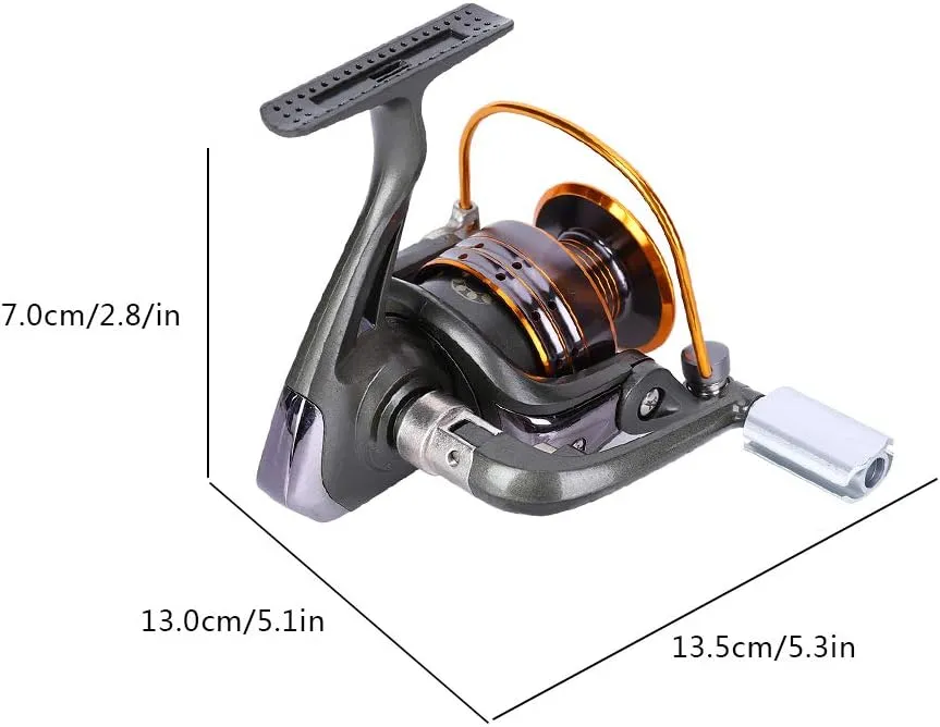 Metal Ice Fishing Reel Portable Sea Rod Detachable Fishing Wheel Accessory