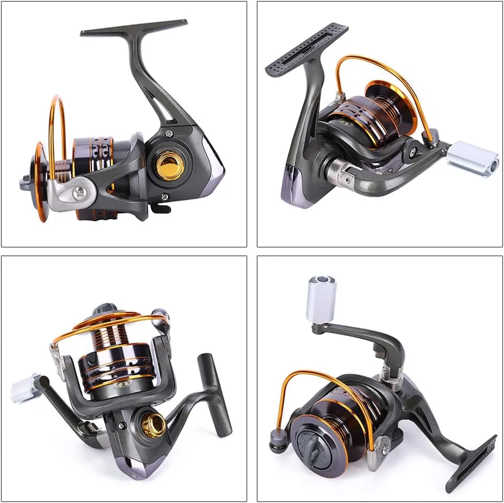 Metal Ice Fishing Reel Portable Sea Rod Detachable Fishing Wheel Accessory