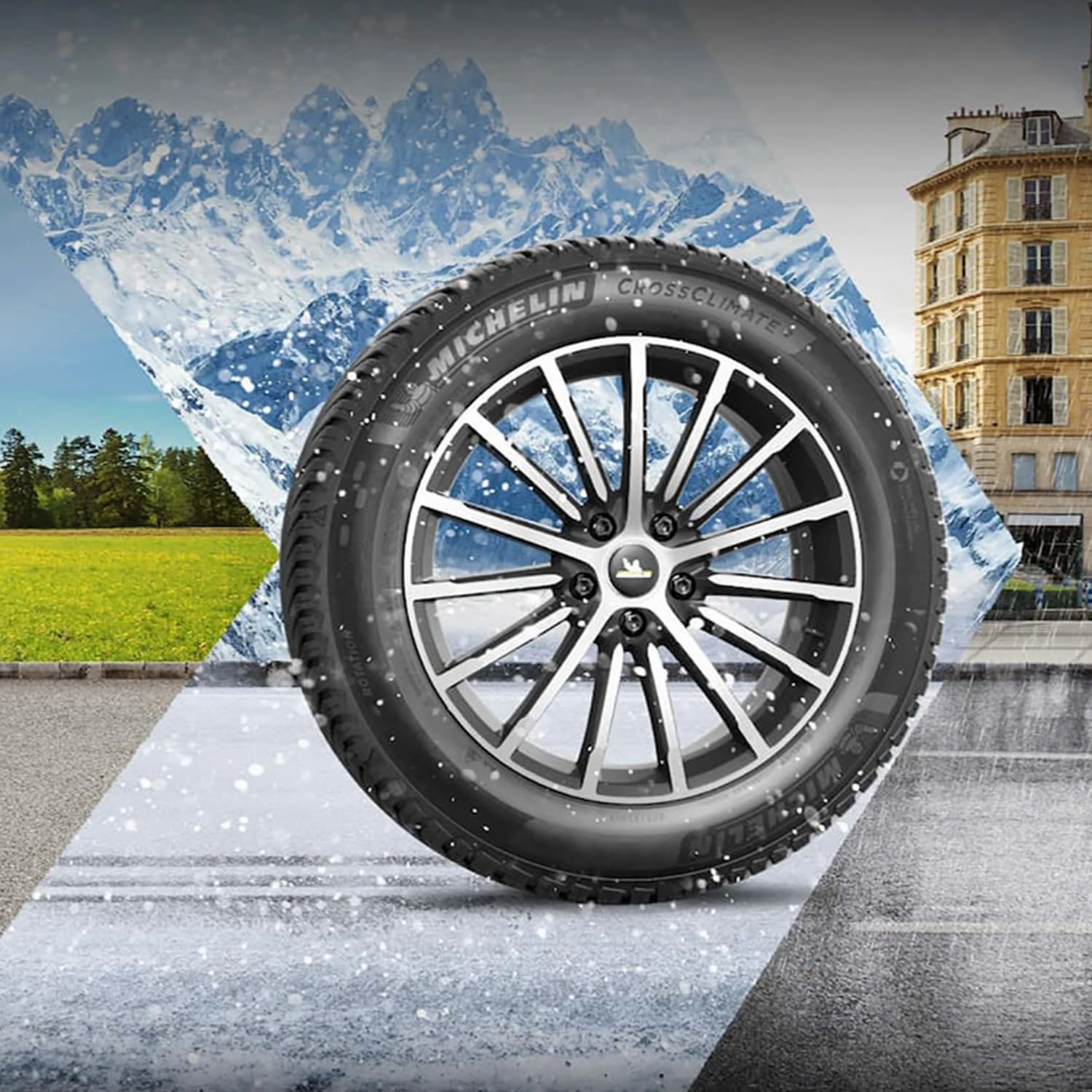 MICHELIN CrossClimate2 All-Season Car Tire for SUVs and Crossovers, 205/55R16 91H