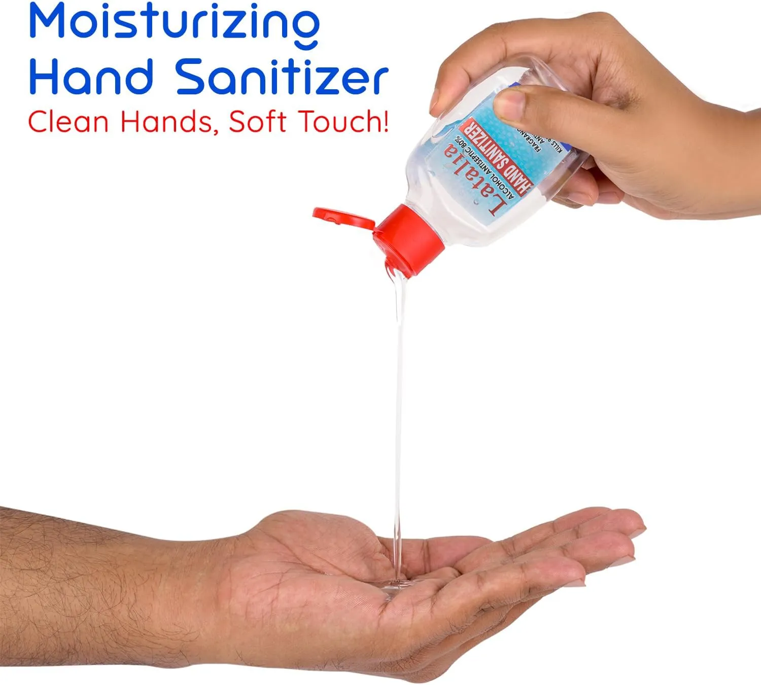 Mini Hand Sanitizer | Pack of 96 Unscented Hand Sanitizer Travel Size with 80% Alcohol, Pocket-Friendly, Quick-Dry, Moisturizing & Everyday Clean Hands (55ml & 1.85 fl. oz)