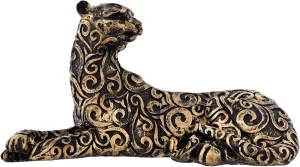 MNM UNQIUE MART Sitting Panther Showpiece Statue for Home Decor Living Room -32