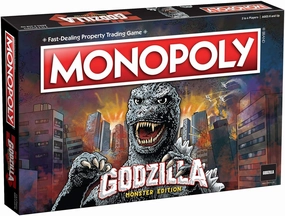 Monopoly: Godzilla | Based on Classic Monster Movie Franchise Godzilla | Collectible Monopoly Game Featuring Familiar Locations and Iconic Kaiju Monsters