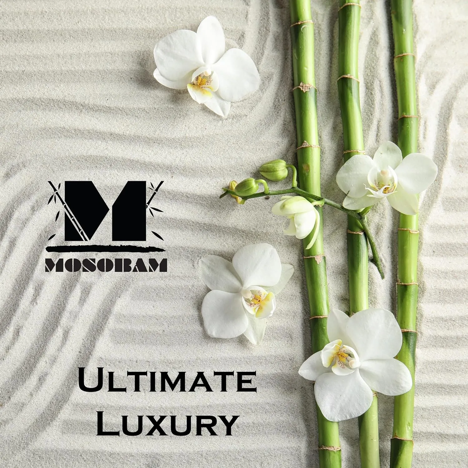 Mosobam Luxury Turkish 8pc Towel Set 30X58 16X30 13X13 Light Taupe 700 GSM Bamboo Viscose & Aegean Turkish Combed Cotton