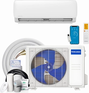 MRCOOL 18,000 BTU Split Air Conditioner Heat Pump System w/Heating & Cooling, EasyPro - Indoor Air Conditioning Unit for Home, Office, and Commercial Space