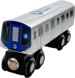 Munipals MP01-110A Wooden Subway Train New York City MTA NYC-A 8th Avenue Express