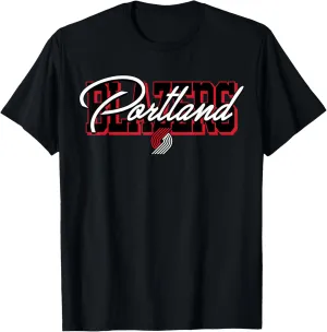 NBA - Portland Trail Blazers Blockletter Script T-Shirt