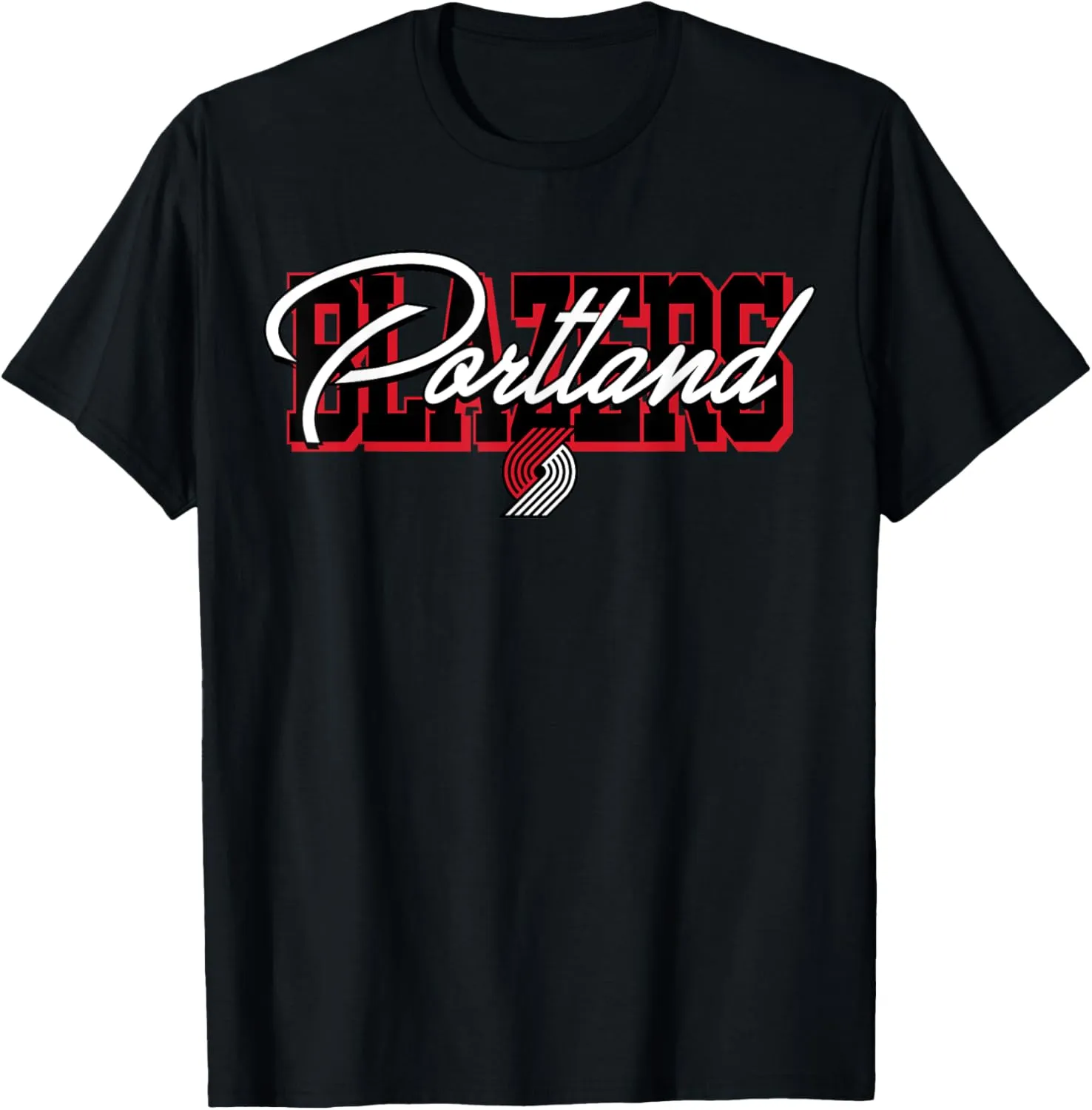 NBA - Portland Trail Blazers Blockletter Script T-Shirt