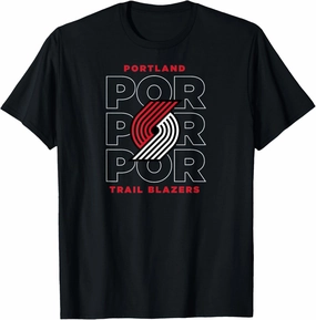 NBA - Portland Trail Blazers Stacked City Logo T-Shirt