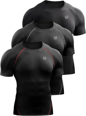 NELEUS Men's Compression Baselayer Athletic Workout T Shirts