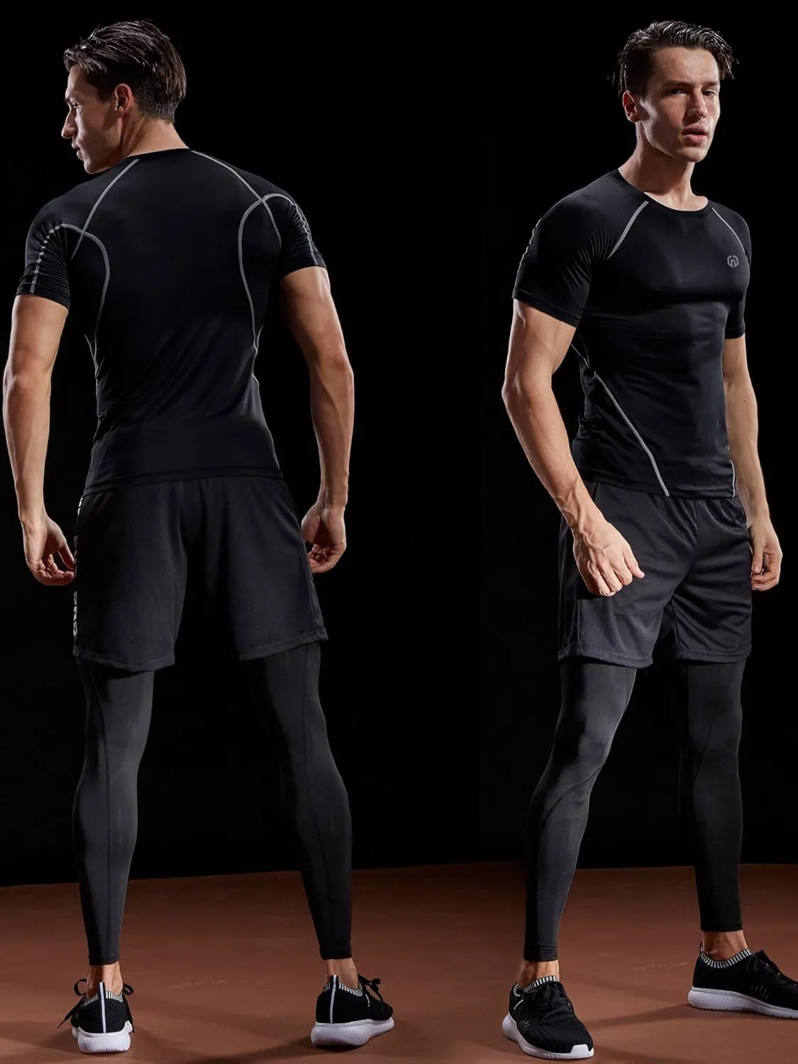 NELEUS Men's Compression Baselayer Athletic Workout T Shirts