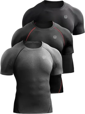NELEUS Men's Compression Baselayer Athletic Workout T Shirts