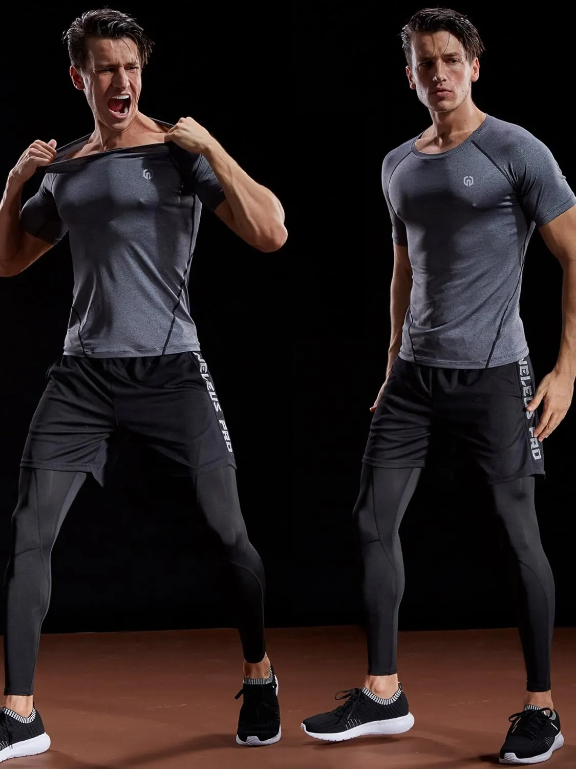 NELEUS Men's Compression Baselayer Athletic Workout T Shirts