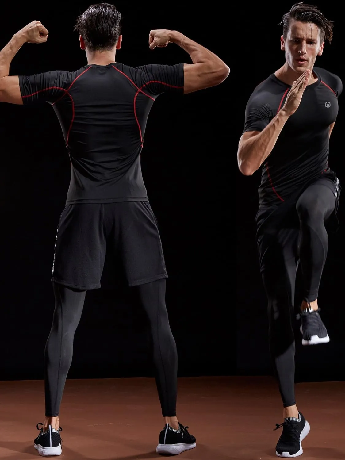 NELEUS Men's Compression Baselayer Athletic Workout T Shirts