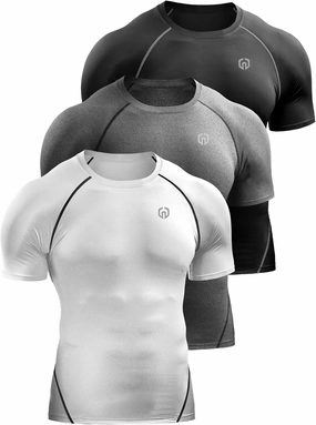 NELEUS Men's Compression Baselayer Athletic Workout T Shirts