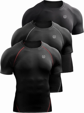 NELEUS Men's Compression Baselayer Athletic Workout T Shirts