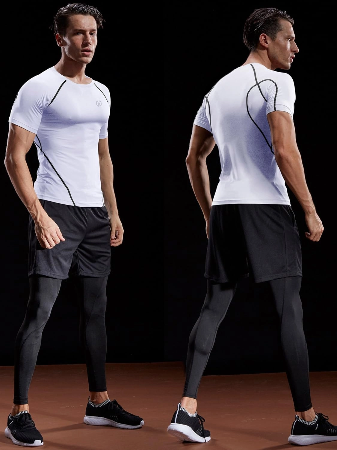 NELEUS Men's Compression Baselayer Athletic Workout T Shirts