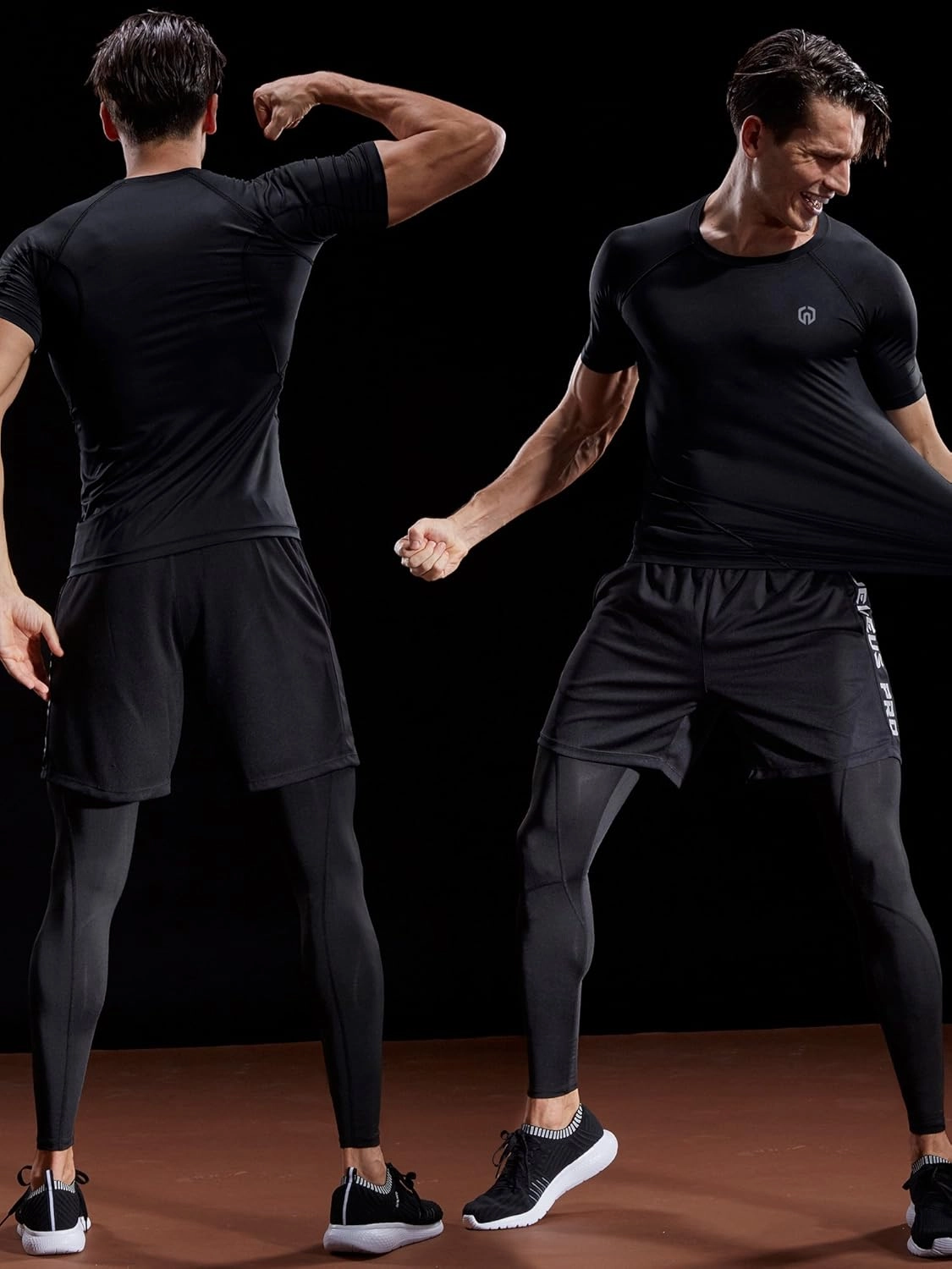 NELEUS Men's Compression Baselayer Athletic Workout T Shirts