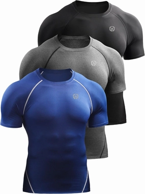 NELEUS Men's Compression Baselayer Athletic Workout T Shirts