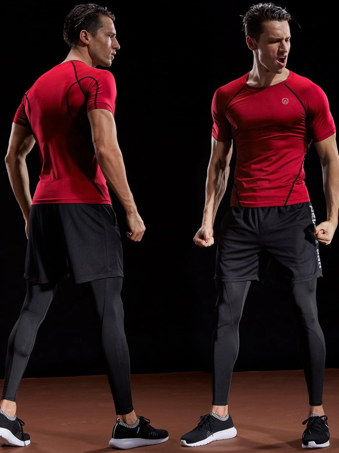 NELEUS Men's Compression Baselayer Athletic Workout T Shirts