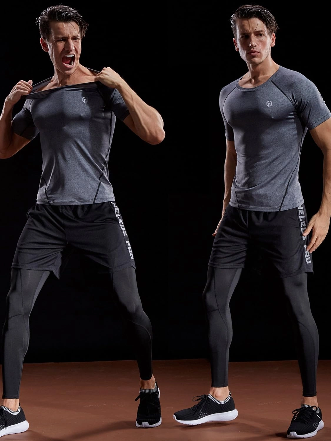 NELEUS Men's Compression Baselayer Athletic Workout T Shirts