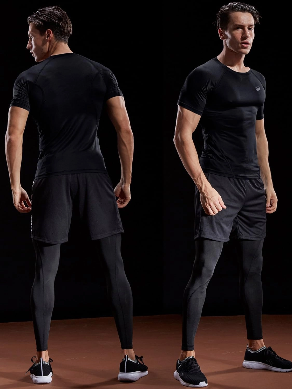 NELEUS Men's Compression Baselayer Athletic Workout T Shirts