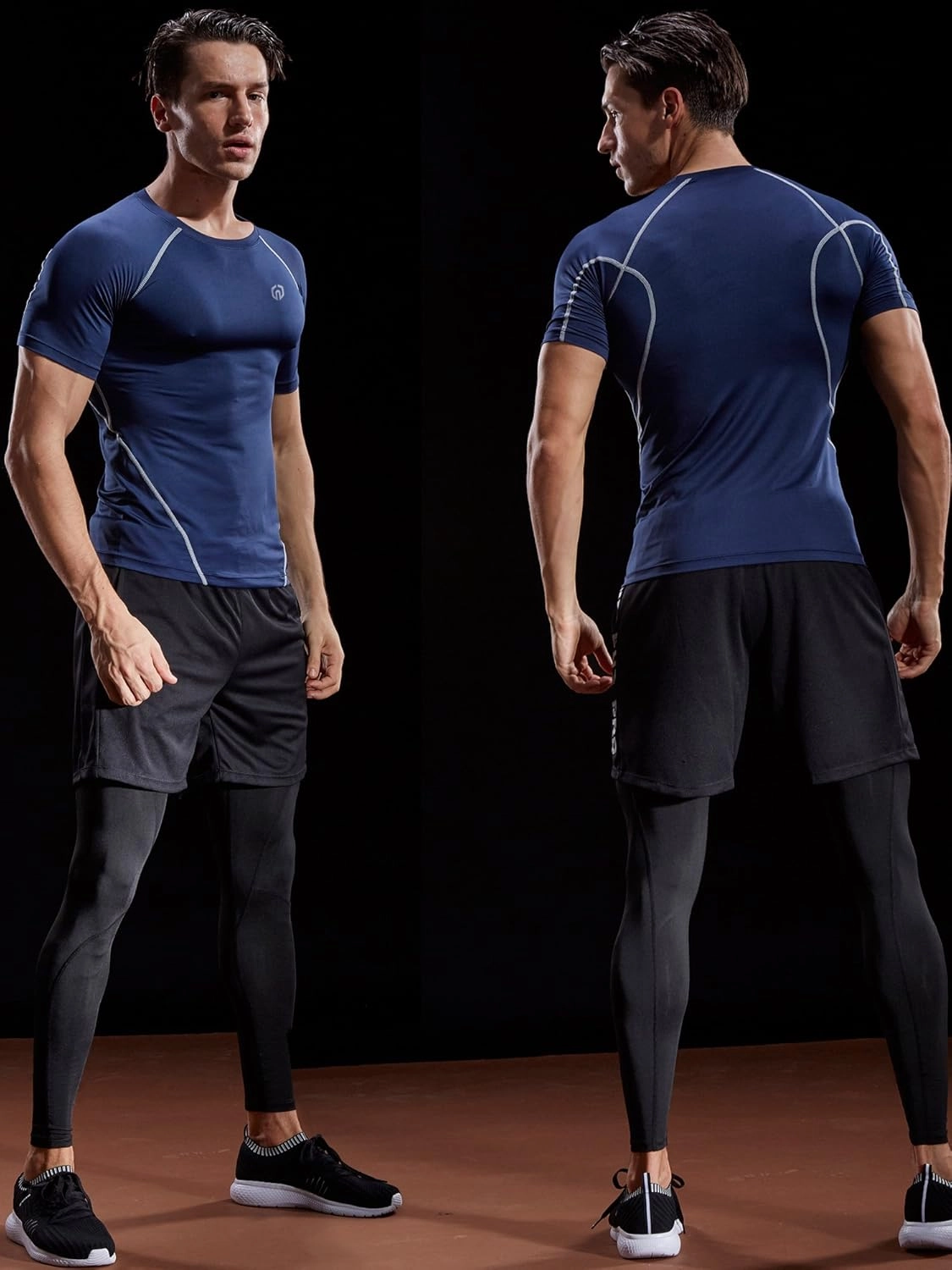 NELEUS Men's Compression Baselayer Athletic Workout T Shirts