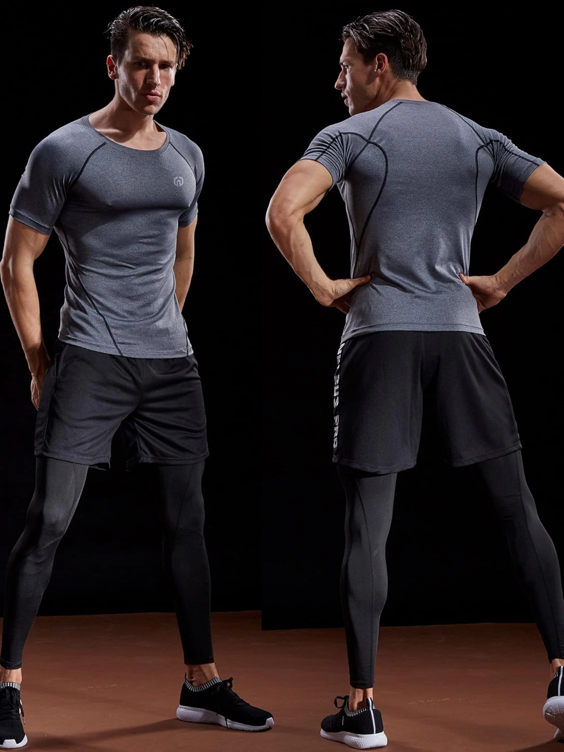 NELEUS Men's Compression Baselayer Athletic Workout T Shirts
