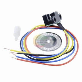 New 2024 Freescale Smart Car Photoelectric Speed Sensor Encoder Speed Sensor Laser Cutting Quadrature Signal Output Speed Sensor Module Accessories