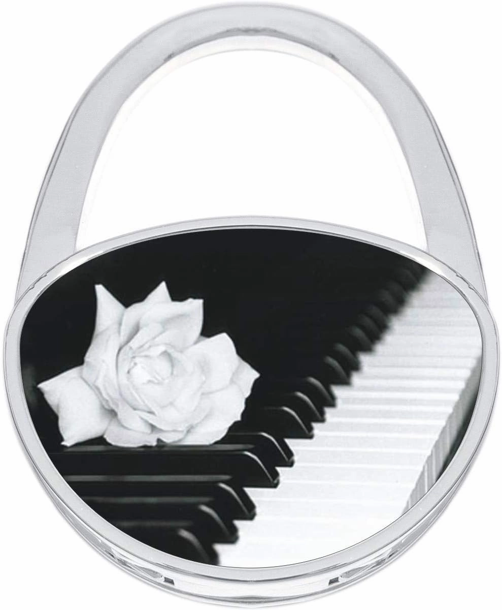 NewCharms Black and White Piano Purse Shaped Handbag Hanger