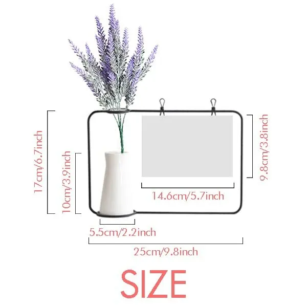 no/no Star Compass Flashing Direction Artificial Lavender Flower Vase Bottle Card