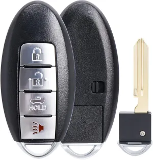 NPAUTO Key Fob Replacement Fits for Nissan Altima 2007-2012, Maxima Murano 09-14, Infiniti G25 G35 G37 FX35 Q60 & More Keyless Entry Remote Control Smart Proximity Car Key Fobs KR55WK48903 KR55WK49622