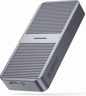 ORICO 40Gbps NVMe SSD Enclosure, M.2 to USB-C Adapter for NVMe M-Key 8TB SSD Max, Aluminum M2 External SSD Case, Compatible with Thunderbolt 3/4 USB3.2/3.1/3.0/Type - M224 Gray