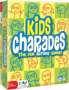 Outset Media Outset Kids Charades - Children's Game - Family Game - Features 300 Charades - Develops Critical Thinking, Builds Imagination, and Supports Creativity - for 3 or More Players - Ages 7 