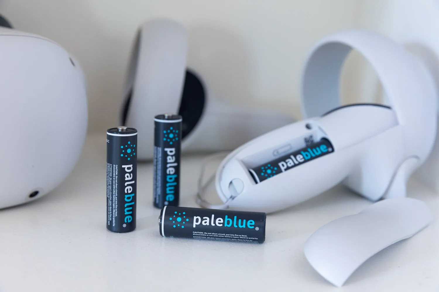 Pale Blue Earth AA USB-C Rechargeable Batteries