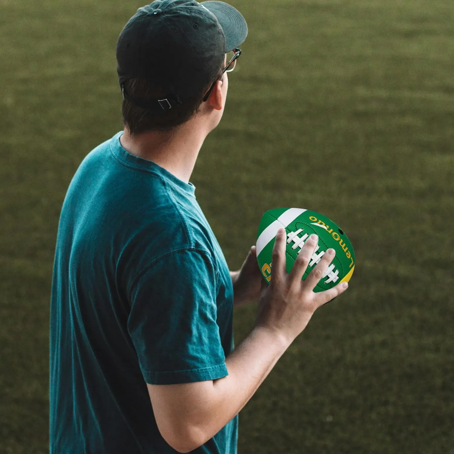 PassCatch Training Football, Enhance Passing Catching Skills, Official & Youth Size(with Pump)