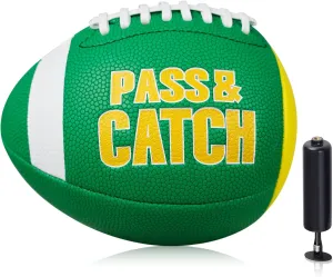 PassCatch Training Football, Enhance Passing Catching Skills, Official & Youth Size(with Pump)
