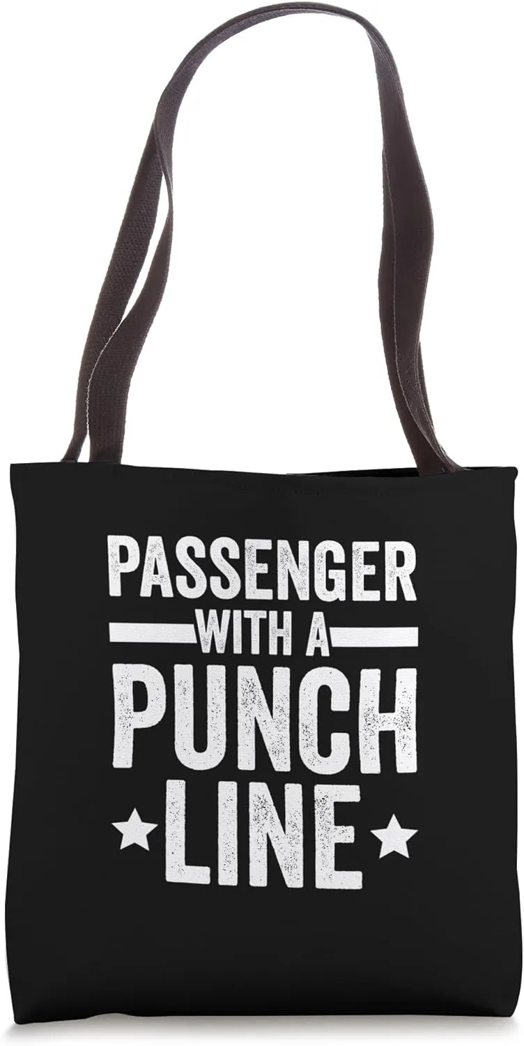 Passenger With A Punchline Commuting Tram Ferry Commuter Tote Bag
