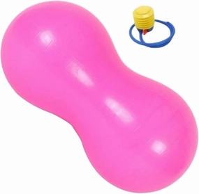 Peanut Ball, Anti Burst Thicken PVC Peanut Exercise Ball, 35.4x17.7 Balance with a Air Pump, Portable for Kids Therapy Pregnancy Yoga, Home & Gym, Style 2