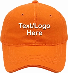 Personalized Embroidery Custom Personalized Cap Your Text here 6 Panel Structured Embroidered Classic