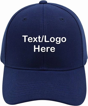 Personalized Embroidery Custom Personalized Cap Your Text here 6 Panel Structured Embroidered Classic