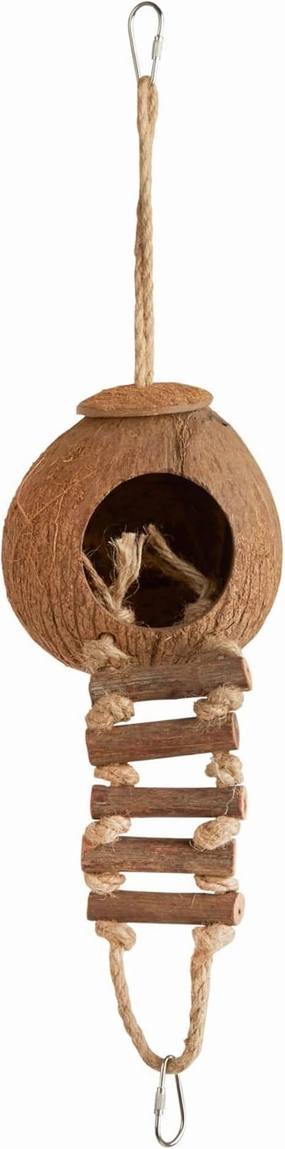 Petco Brand - You & Me Coconut Hideaway Chewing Bird Toy, Small